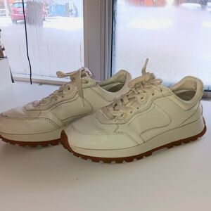 Zara's running shoes, cream size 8 womens